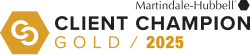 Martindale-Hubbell Client Champion - Gold - 2025